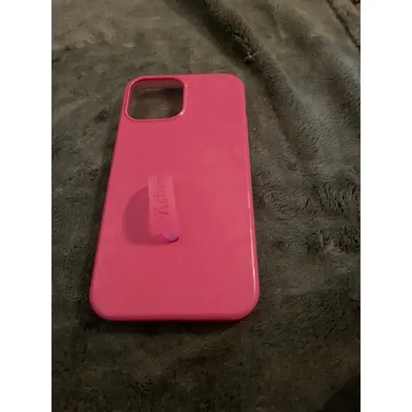 Loopy Phone Case - 12 Pro Max - Hot Pink Leopard - Picture 5 of 8